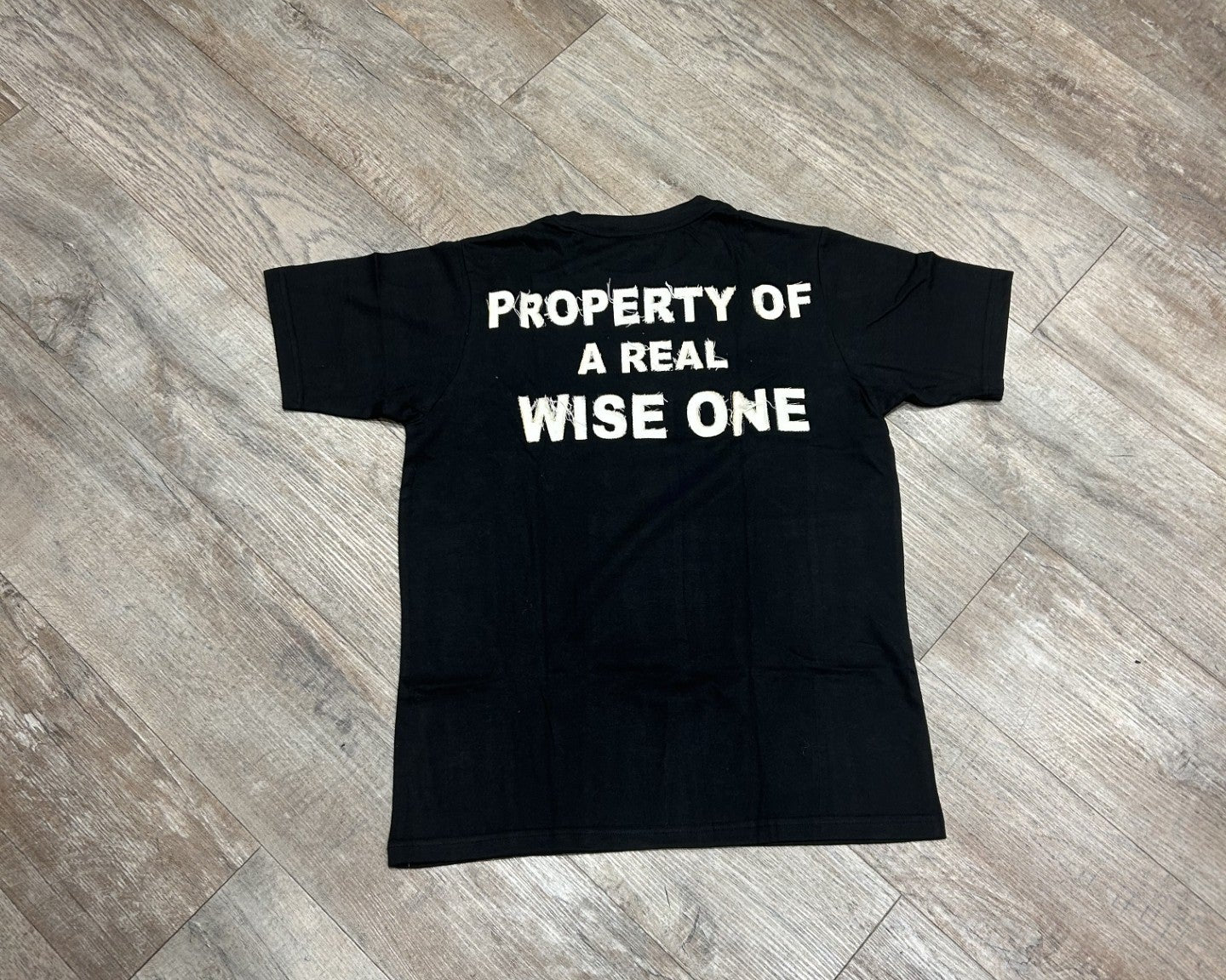 Black "Real Wise One" T Shirt