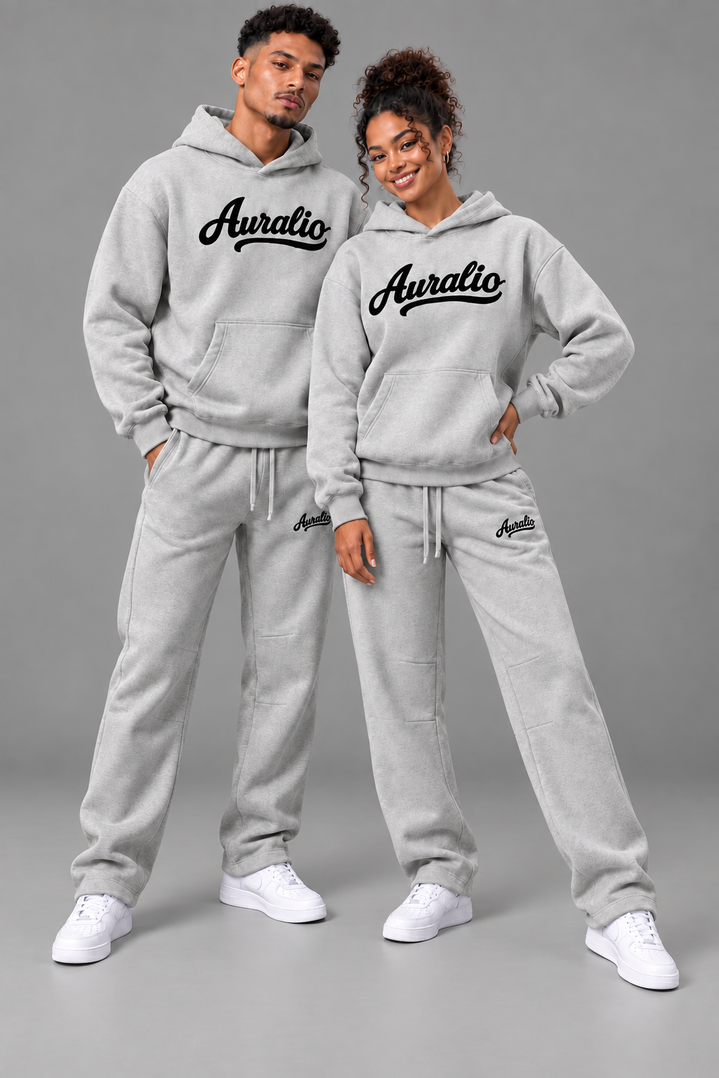 Auralio Grey Tracksuit