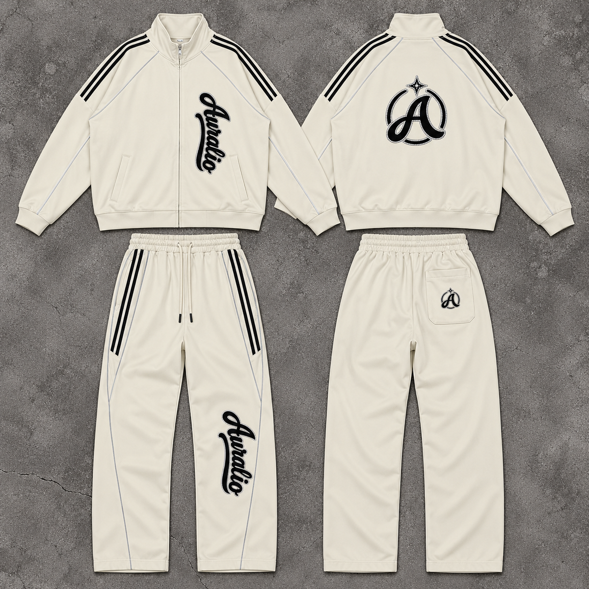 Auralio Sweatsuit Cream