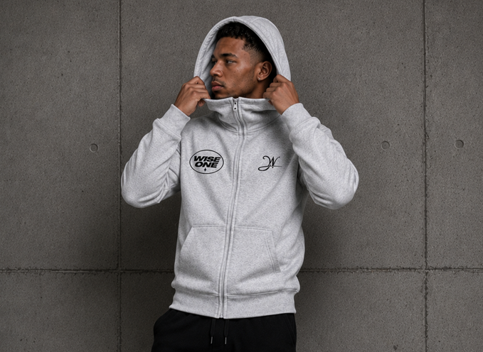 Grey Wise One Hoodie