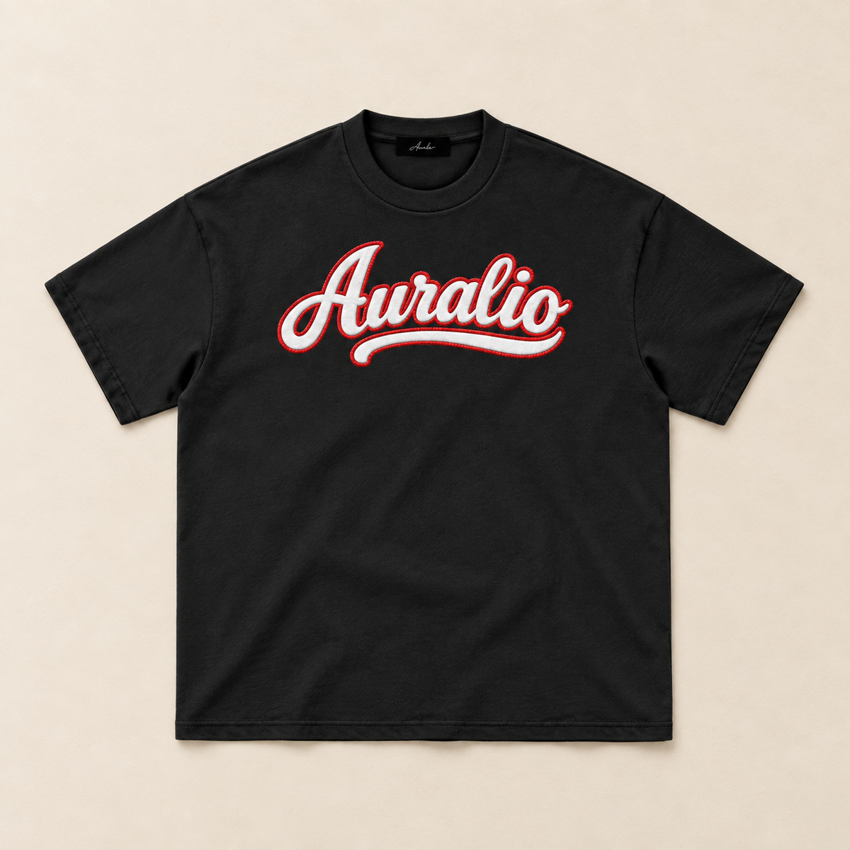 Auralio Black T Shirt