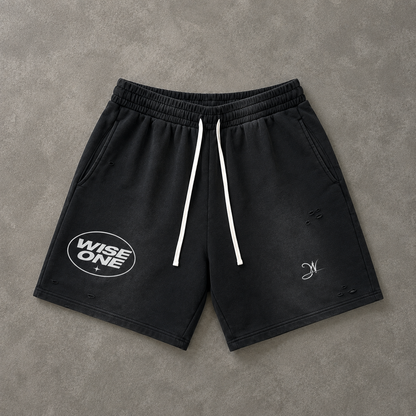 Black Faded Shorts