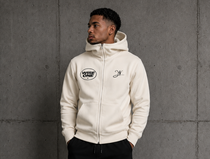 Cream Wise One Hoodie