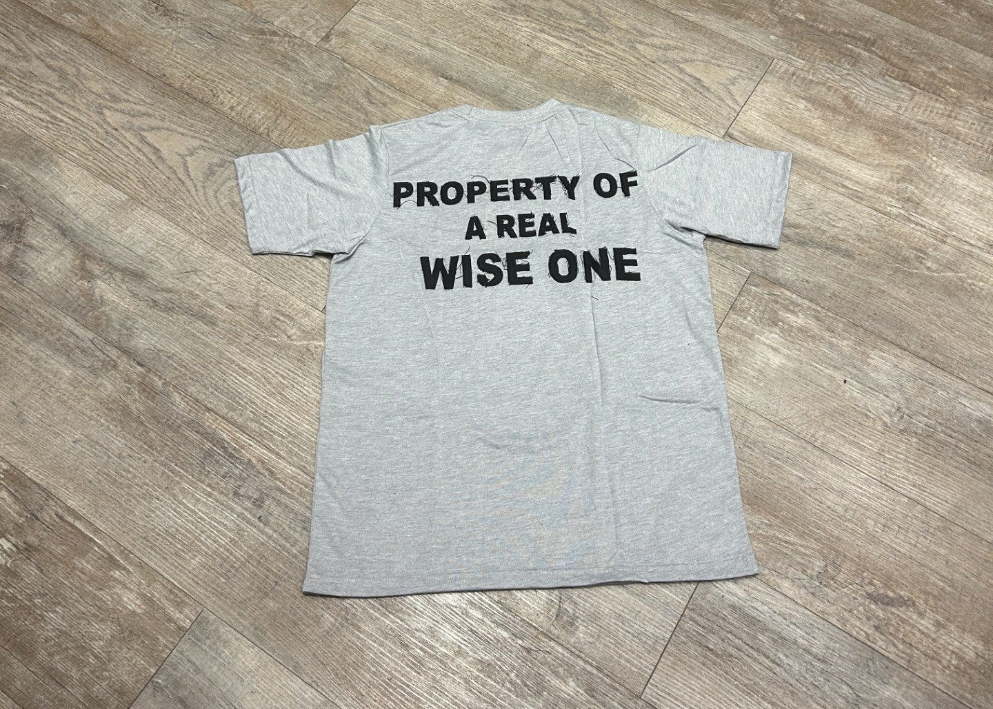 Grey "Real Wise One" T Shirt