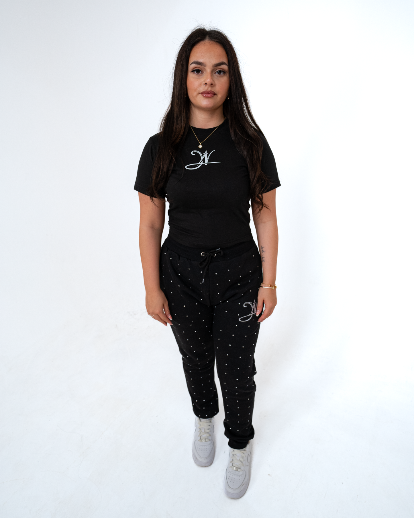 Women’s “1of1” Black Crop Top