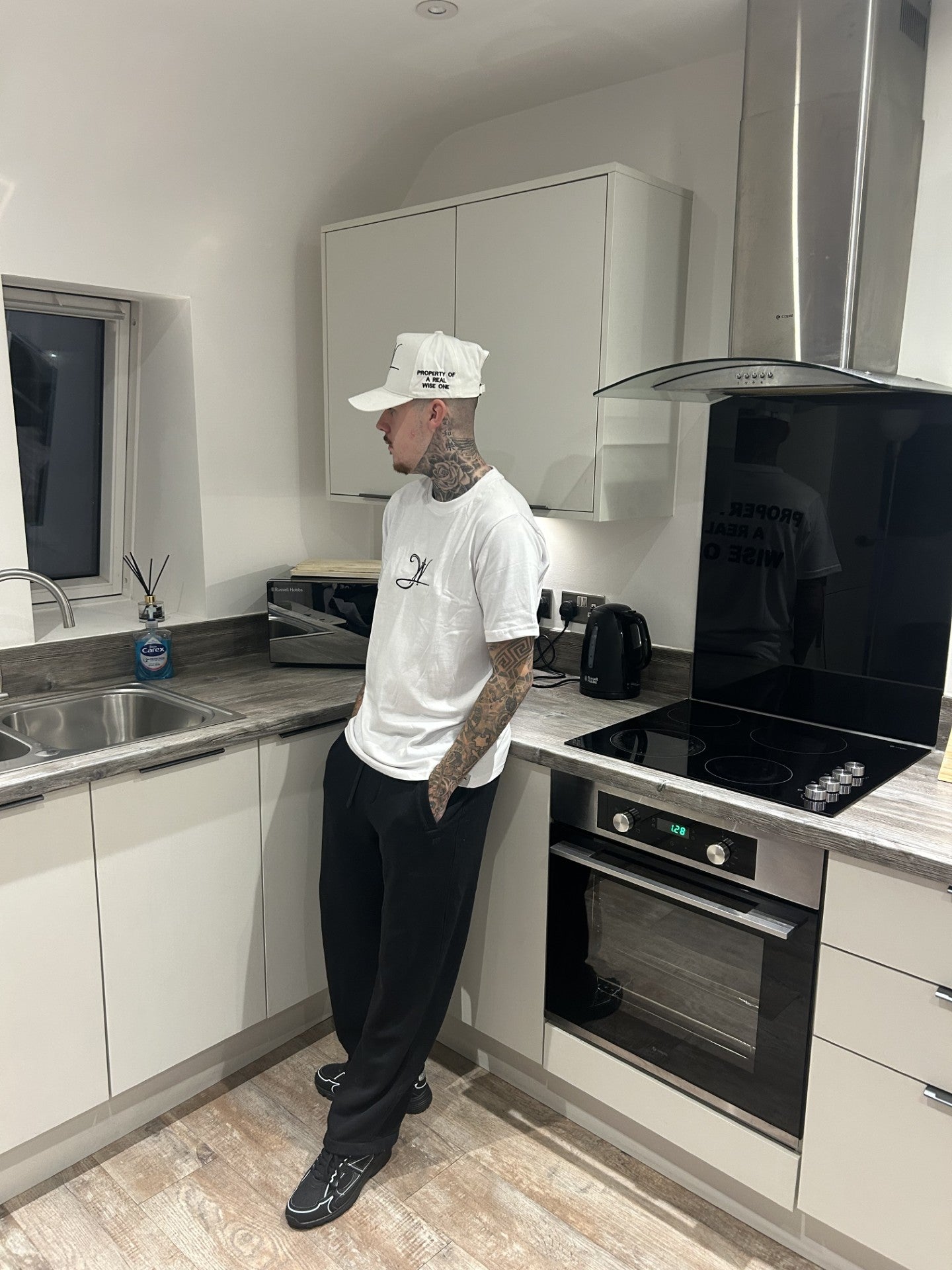 White "Real Wise One" T Shirt