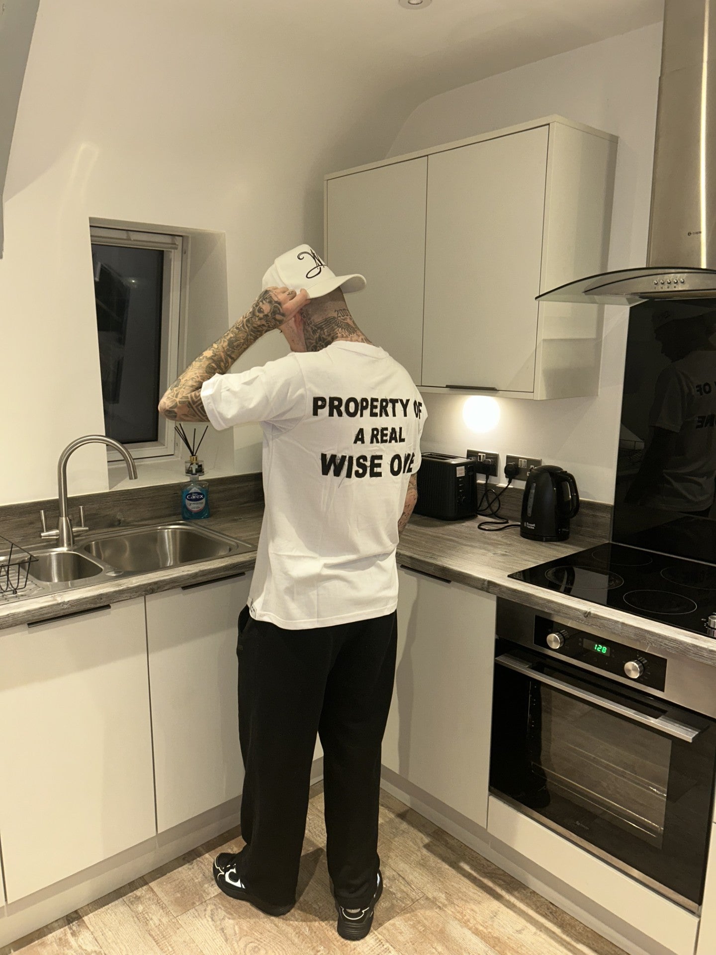 White "Real Wise One" T Shirt