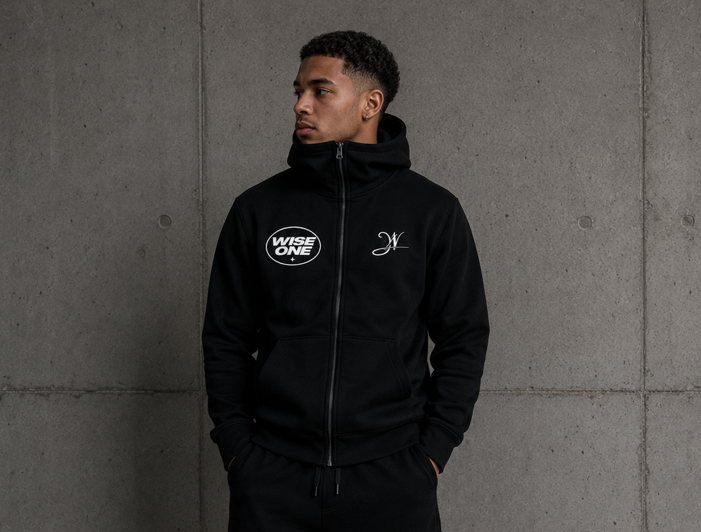 Black Wise One Hoodie