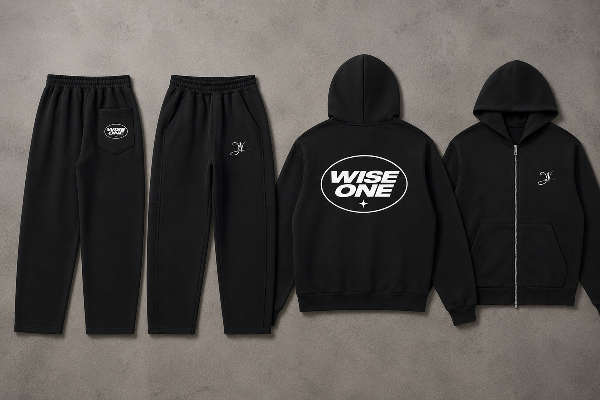 Black Wise One Tracksuit