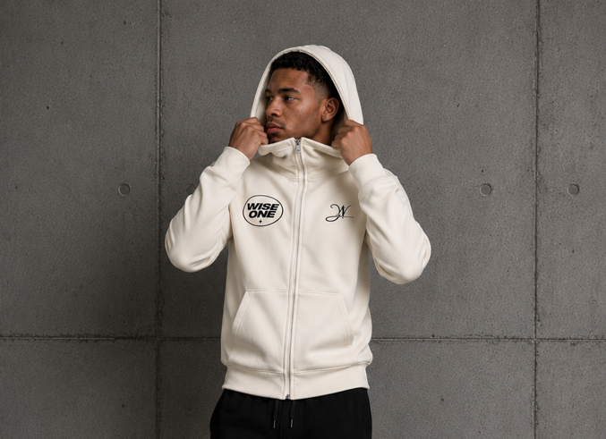 Cream Wise One Hoodie